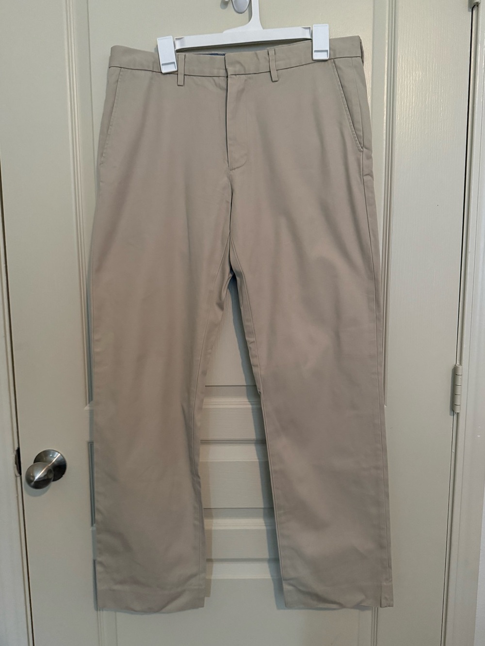 J. Crew Men's Khaki Straight-Leg Chinos - Light Tan